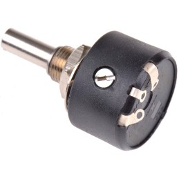 1 pcs - RS PRO 1kΩ Rotary Potentiometer 1-Gang Panel Mount