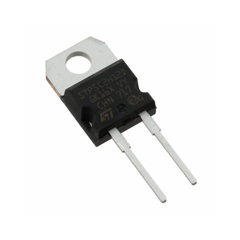 10 pcs : STPSC2H12D - DIODE SIL CARB 1.2KV 2A TO220AC