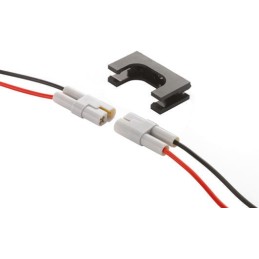 2 pcs - EDAC 2 Way Male 520 Unterminated Wire to Board Cable, 1m