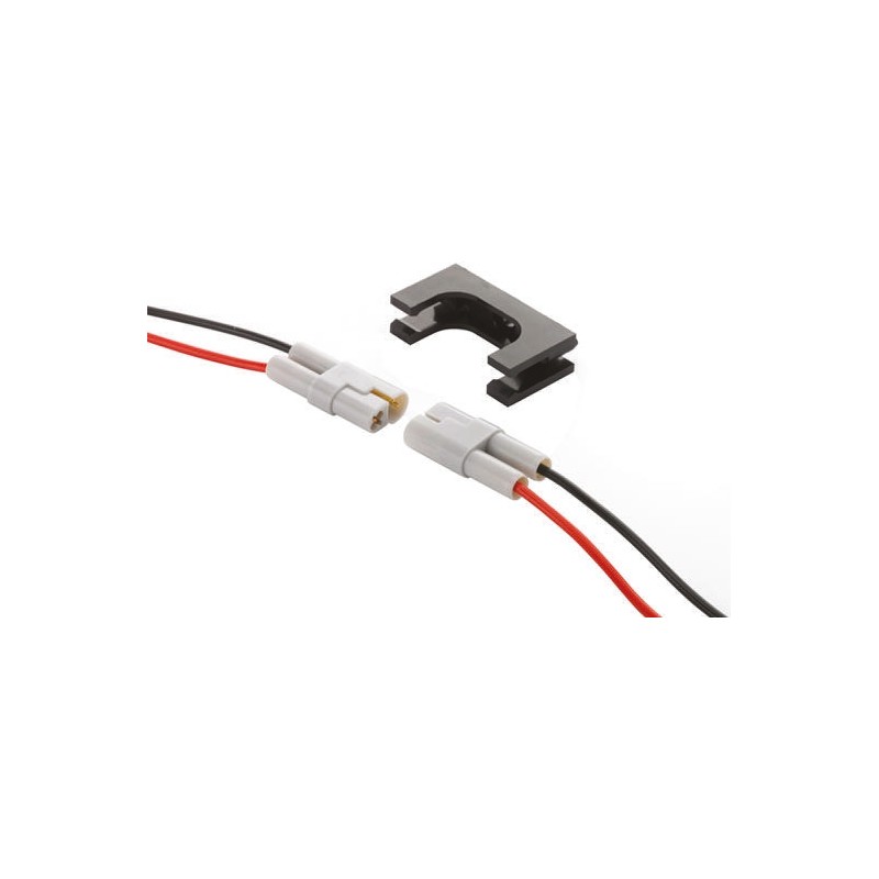 2 pcs - EDAC 2 Way Male 520 Unterminated Wire to Board Cable, 1m