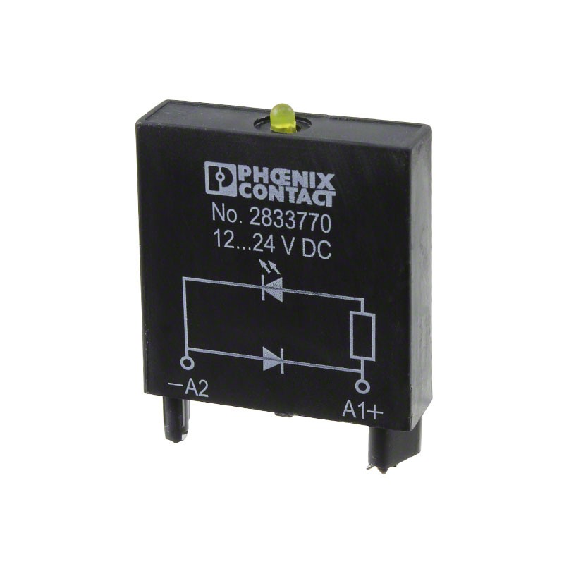 10 pcs : 2833770 - DIODE MODULE 12-24VDC IN