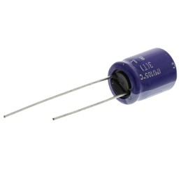 10 pcs - CHEMI-CON 220μF Aluminium Electrolytic Capacitor 35V dc, Radial, Through Hole - ELXZ350ELL221MJC5S