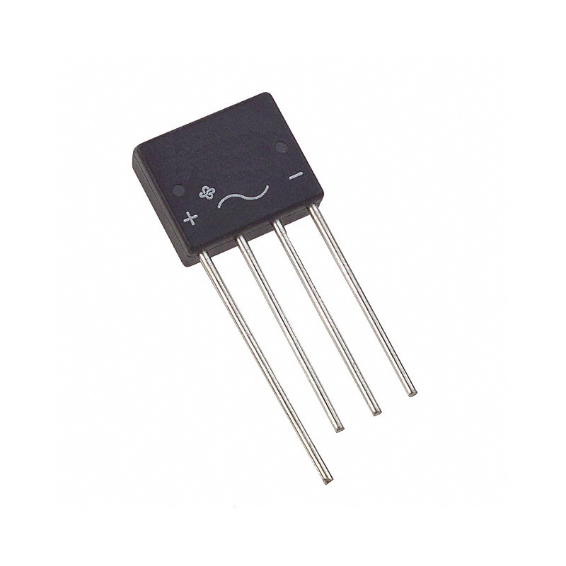 10 pcs : KBL005-E4/51 - BRIDGE RECT 1PHASE 50V 4A KBL