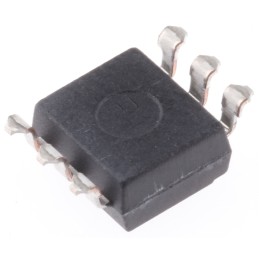 20 pcs - Broadcom, 4N25-300E DC Input Transistor Output Optocoupler, Surface Mount, 6-Pin PDIP