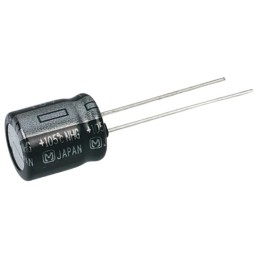 10 pcs - Panasonic 1000μF Aluminium Electrolytic Capacitor 6.3V dc, Radial, Through Hole - ECA0JHG102