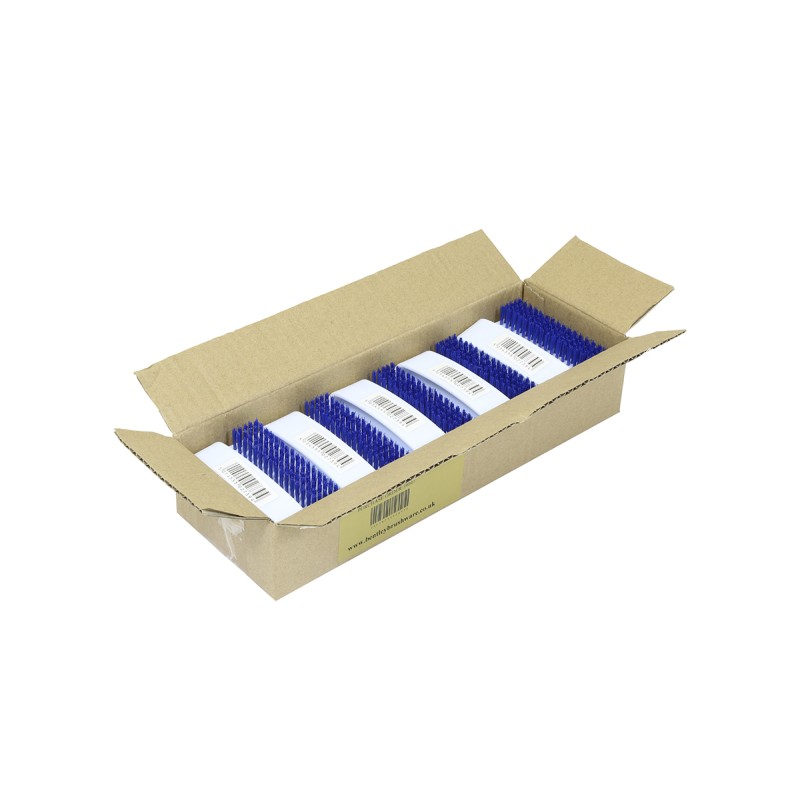 1 pcs - RS PRO Hard Bristle Blue Scrubbing Brush, Polyester bristle material