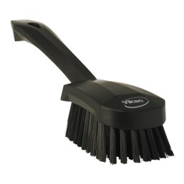 1 pcs - Vikan Hard Bristle Black Scrubbing Brush, 36mm bristle length, Polyester bristle material