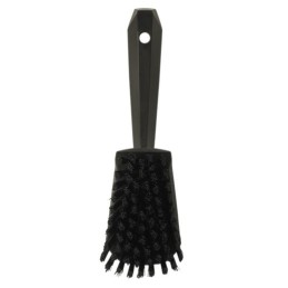 1 pcs - Vikan Hard Bristle Black Scrubbing Brush, 36mm bristle length, Polyester bristle material