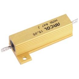 1 pcs - Arcol, 470mΩ 50W Wire Wound Chassis Mount Resistor HS50 R47 J ±5%