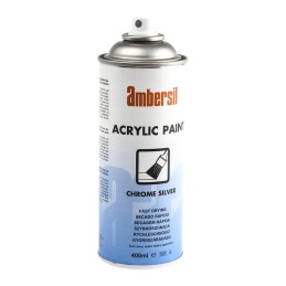 1 pcs - Ambersil 400ml Silver Gloss Spray Paint