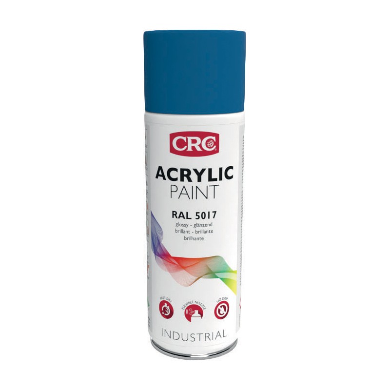 1 pcs - CRC 400ml RAL 5017 Blue Gloss Spray Paint