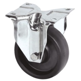 1 pcs - Tente Fixed Castor Wheel, 100kg Capacity, 80mm Wheel