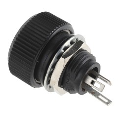 1 pcs - Vishay 10kΩ Rotary Potentiometer 1-Gang Panel Mount, P16NP103MAB15