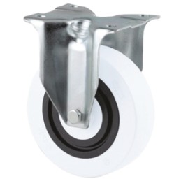 1 pcs - Tente Fixed Castor Wheel, 160kg Capacity, 100mm Wheel