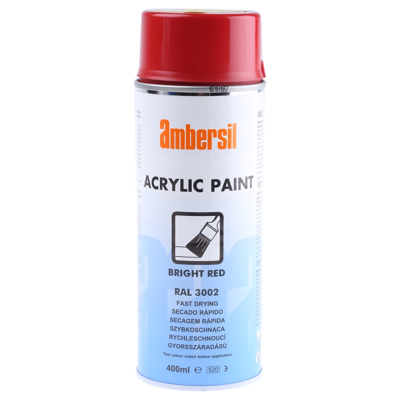 1 pcs - Ambersil 400ml Red Gloss Spray Paint