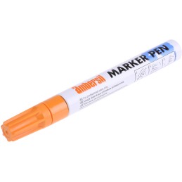 1 pcs - Ambersil Orange 3mm Medium Tip Paint Marker Pen for use with Various Materials