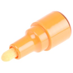 1 pcs - Ambersil Orange 3mm Medium Tip Paint Marker Pen for use with Various Materials