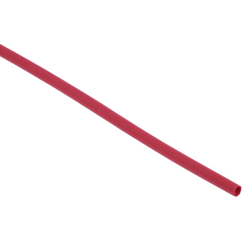 5 pcs - RS PRO Heat Shrink Tubing, Red 2.4mm Sleeve Dia. x 1.2m Length 2:1 Ratio
