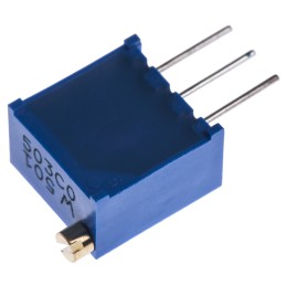 1 pcs - 500Ω, Through Hole Trimmer Potentiometer 0.5W Top Adjust Bourns, 3299