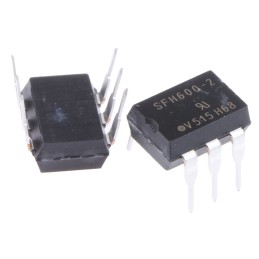 100 pcs - Vishay, SFH600-2 DC Input Transistor Output Optocoupler, Through Hole, 6-Pin PDIP