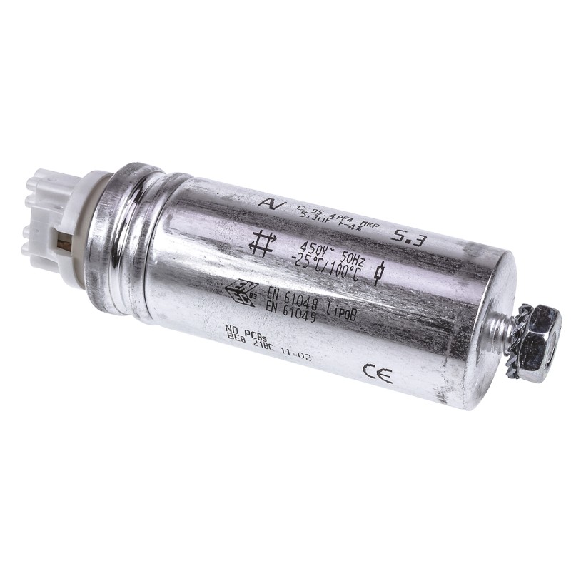 1 pcs - KEMET 5.3μF Polypropylene Capacitor PP 450V ac ±10% Tolerance C95 Series