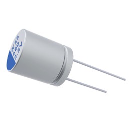 10 pcs - KEMET 1mF Through Hole Polymer Capacitor, 10V dc