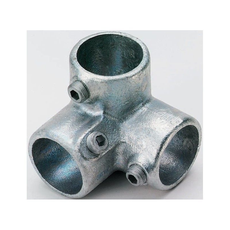 1 pcs - RS PRO 3-Way Connector Connecting Component, Strut Profile Type 2, Round Tube Size Type 2