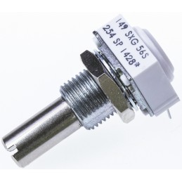 1 pcs - Vishay 250kΩ Rotary Potentiometer 1-Gang, Panel Mount (Through Hole), 14910F0GJSX10254KA