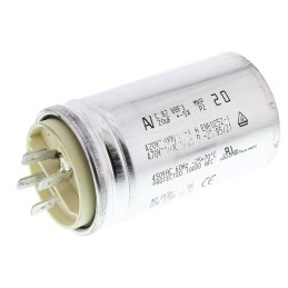 1 pcs - KEMET 20μF Polypropylene Capacitor PP 500V ac ±5% Tolerance Chassis Mount C87 Series