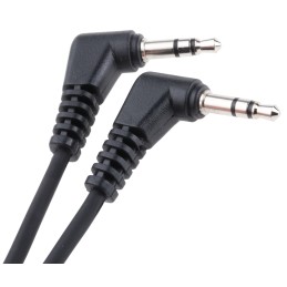 1 pcs - Switchcraft Male 3.5mm Stereo Jack to Male 3.5mm Stereo Jack Aux Cable, Black, 3.1m