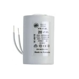 1 pcs - Ducati Energia 4.16.17 Polypropylene Film Capacitor, 450V ac, ±5%, 20μF, Plug In