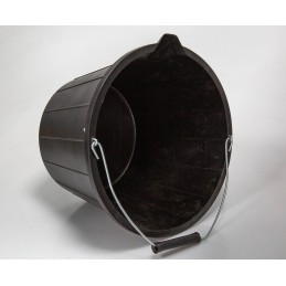 1 pcs - 14L Plastic Black Bucket With Handle
