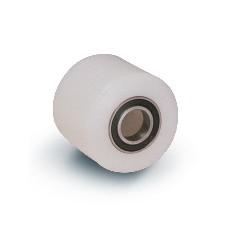 1 pcs - LAG White Polyamide Hygienic, Low Rolling Resistance, Non-Marking Trolley Wheel, 700kg