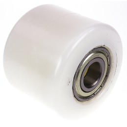 1 pcs - LAG White Polyamide Hygienic, Low Rolling Resistance, Non-Marking Trolley Wheel, 700kg