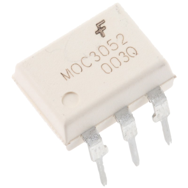 25 pcs - onsemi, MOC3052M Triac Output Optocoupler, Through Hole, 6-Pin PDIP