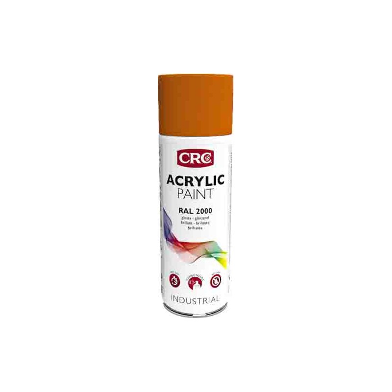 1 pcs - CRC 400ml RAL 2000 Orange Gloss Spray Paint