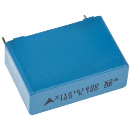 1 pcs - EPCOS B32521, B32524 Polyester Film Capacitor, 63 V ac, 100 V dc, ±10%, 10μF, Through Hole