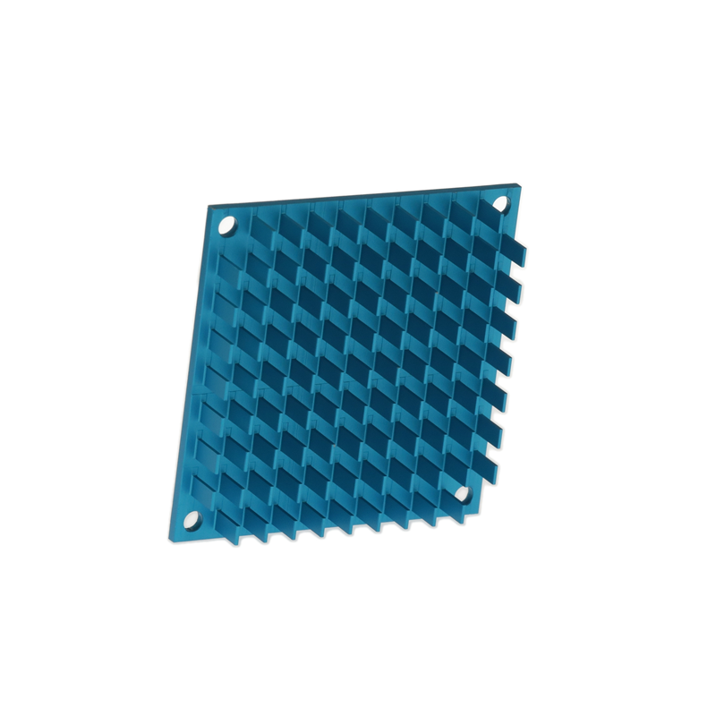 5 pcs : ATS-02C-206-C2-R0 - HEATSINK 60X60X10MM XCUT T766