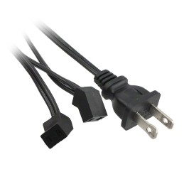 5 pcs : C45-2DC-72P - FAN CORD 45DEG 2POS 72' AC PLUG