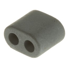 10 pcs - EPCOS No Dual Aperture Ferrite Core, 7.25 x 4.2 x 6.2mm, For Broadband Transformers, Apertures: 2, Diameter 1.7mm