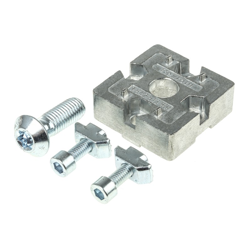 1 pcs - Bosch Rexroth M6 T-Connector Connecting Component, Strut Profile 45 mm, Groove Size 10mm