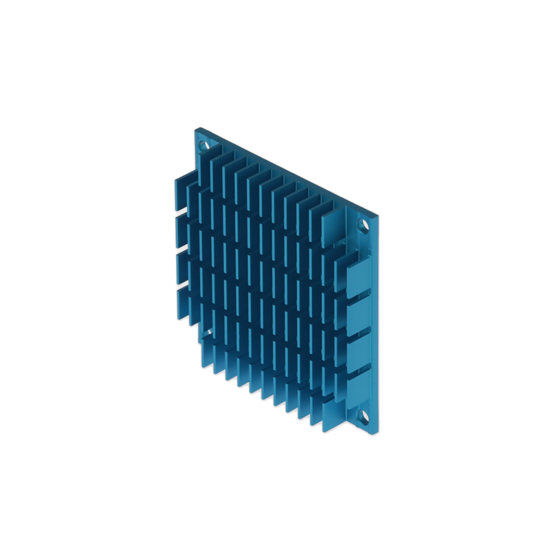 5 pcs : ATS-15E-129-C2-R0 - HEATSINK 60X60X10MM XCUT T766