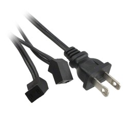 5 pcs : C45-2DC-144P - FAN CORD 45DEG 2POS 144' AC PLUG