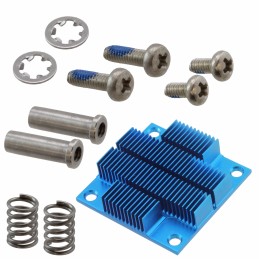 5 pcs : ATS-H1-165-C2-R0 - HEATSINK 25X25X10MM R-TAB T766