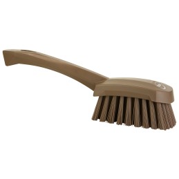 1 pcs - Vikan Hard Bristle Brown Scrubbing Brush, 36mm bristle length, PET bristle material