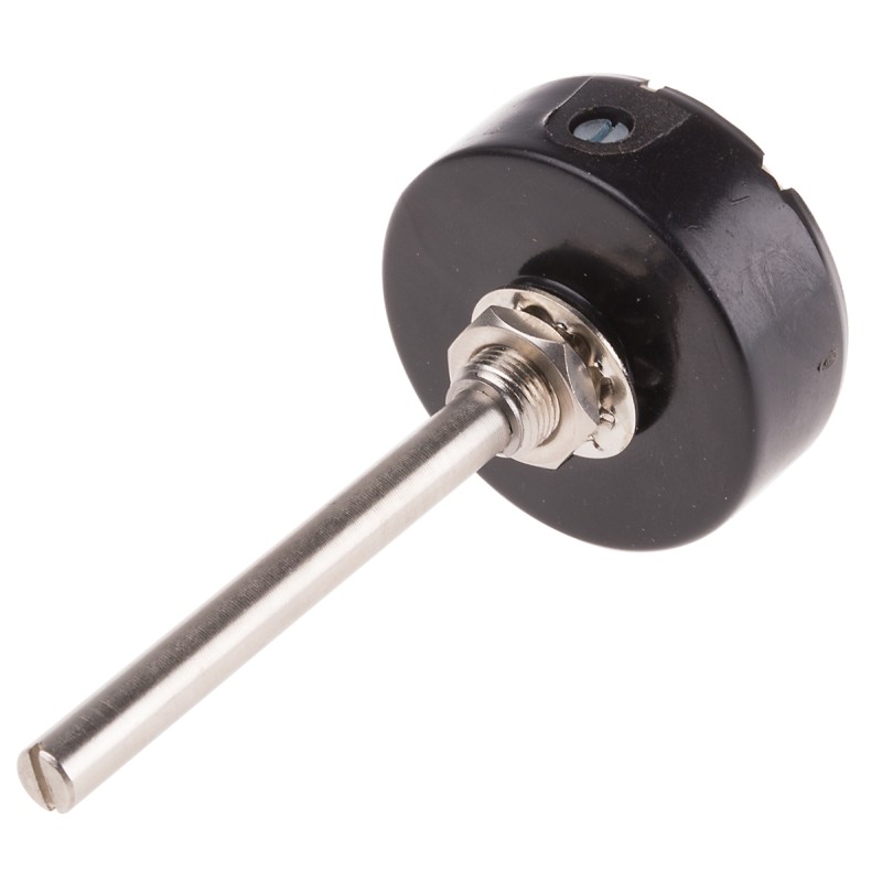 1 pcs - RS PRO 10kΩ Rotary Potentiometer 1-Gang Panel Mount