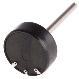 1 pcs - RS PRO 10kΩ Rotary Potentiometer 1-Gang Panel Mount