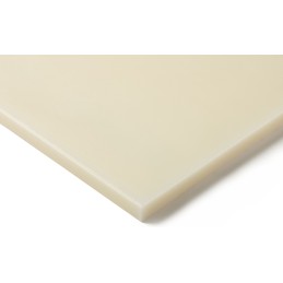 1 pcs - RS PRO Natural Plastic Sheet, 500mm x 500mm x 40mm