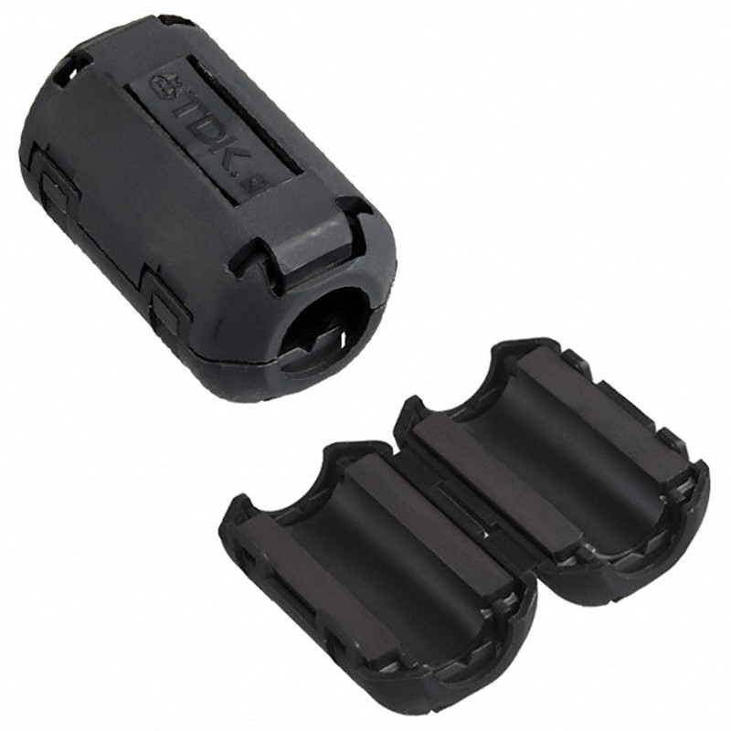 2 pcs - TDK Openable Ferrite Clamp, 23.5 Dia. x 36mm, For Audio Equipment, Copiers, Digital Telephones, Electronic Musical