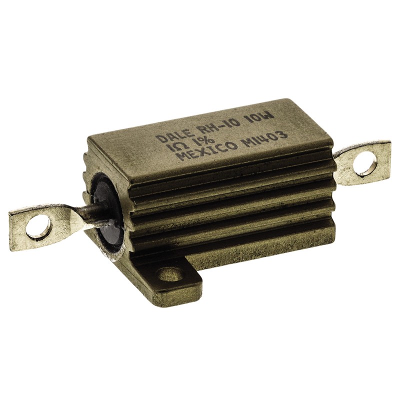 1 pcs - Vishay, 1Ω 12.5W Wire Wound Chassis Mount Resistor RH0101R000FE02 ±1%